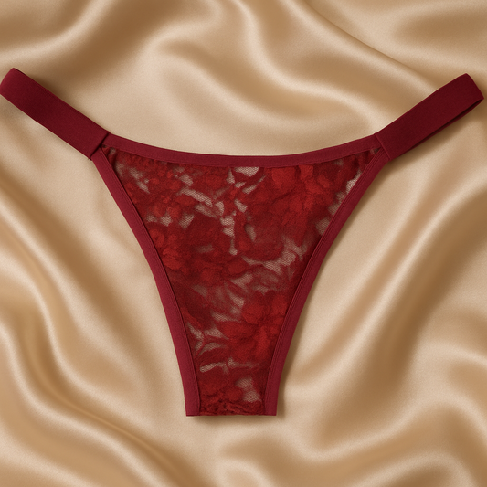 Elegant Lace Thong