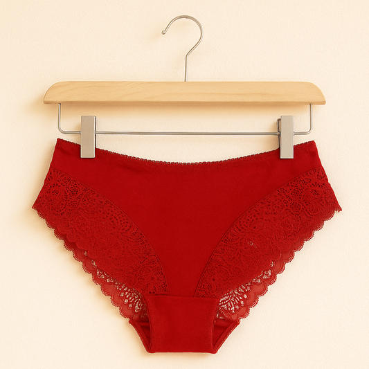 Red Lace Panties